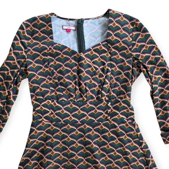 🌟 Joe Browns Geometric Fit & Flare Dress – UK 10 / US 6 🌟 - Picture 5 of 12